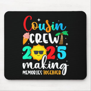 Cousin Crew 2025 Summer Vacation Beach Family Trip Mouse Mat