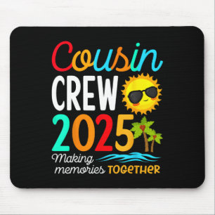 Cousin Crew 2025 Summer Vacation Beach Family Trip Mouse Mat