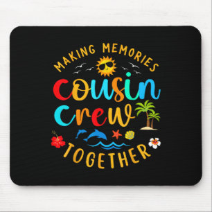 Cousin Crew 2025 Summer Vacation Beach Family Trip Mouse Mat