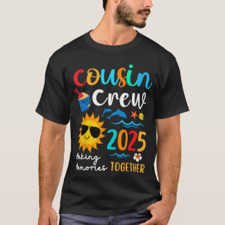 Cousin crew 2025 Summer Vacation Beach Family Trip T-Shirt