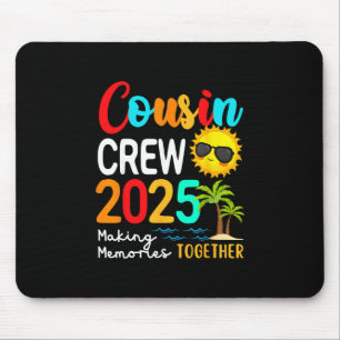 Cousin Crew 2025 Summer Vacation Beach Matching Fa Mouse Mat