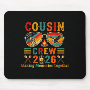 Cousin crew 2026 making memories family summer mouse mat