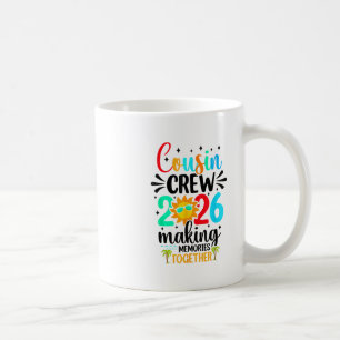 Cousin Crew 2026 Summer Vacation Beach Family Trip Coffee Mug