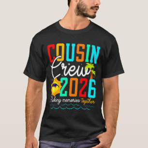 Cousin Crew 2026 Summer Vacation Beach Family Trip T-Shirt