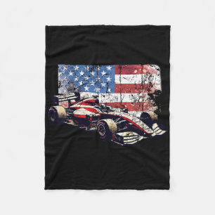 Cousin Crew 4th Of July Patriotic American Family Fleece Blanket