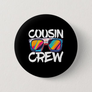 Cousin Crew Adults Kids Matching Cousin Crew  6 Cm Round Badge