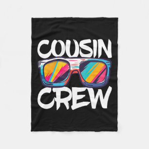 Cousin Crew Adults Kids Matching Cousin Crew Fleece Blanket