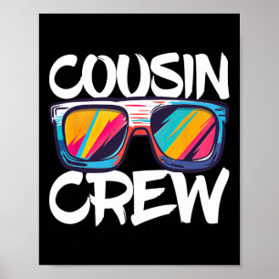 Cousin Crew Adults Kids Matching Cousin Crew  Poster