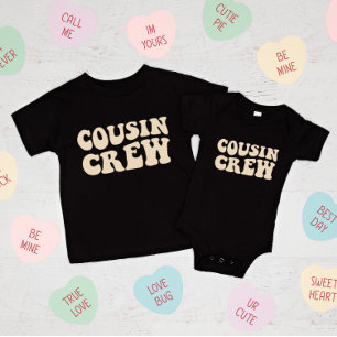 Cousin Crew   Beige Matching Family Baby T-Shirt