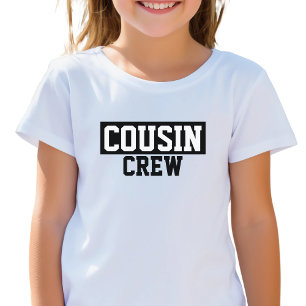 Cousin Crew Black and White Kids T-Shirt