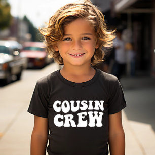 Cousin Crew Black Matching Family Unisex Kids T-Shirt