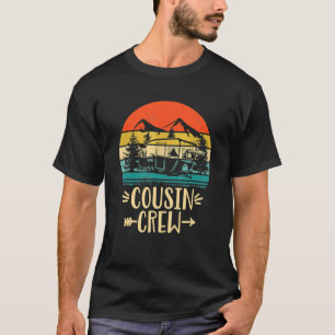 Cousin Crew Camping Outdoor Sunset Summer Camp 1 T-Shirt