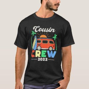 Cousin Crew Camping Outdoor Sunset Summer Camp Hap T-Shirt