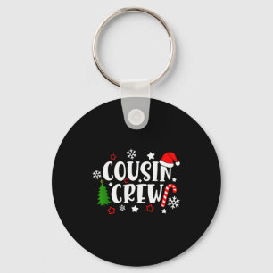 Cousin Crew Candy Cane Snowflake Pajamas Holiday C Key Ring
