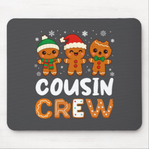 Cousin Crew Christmas 2025 Cookie Kids Boy Girl Fa Mouse Mat
