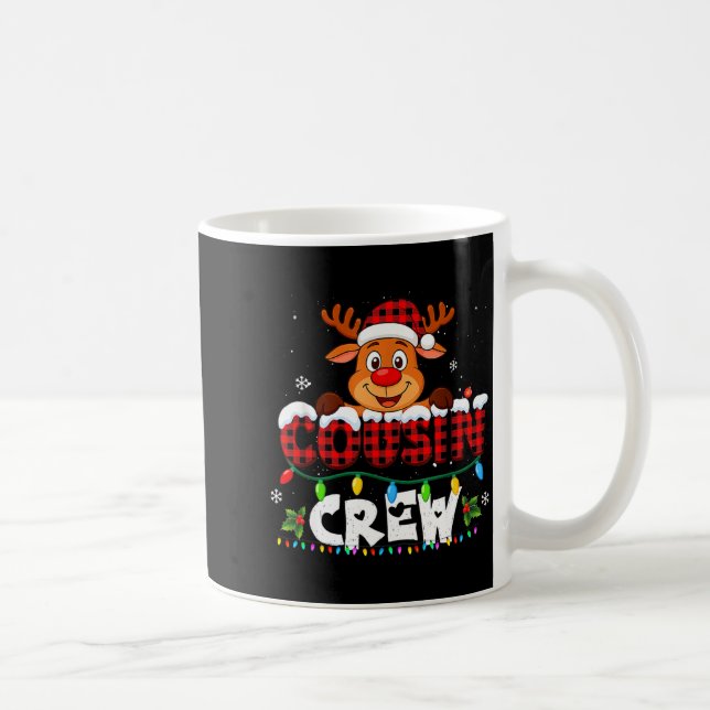 Cousin Crew Christmas 2025 Family Matching Santa E Coffee Mug (Right)