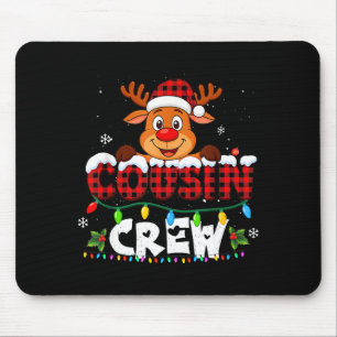 Cousin Crew Christmas 2025 Family Matching Santa E Mouse Mat