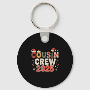 Cousin Crew Christmas 2025 Family Matching Xmas Key Ring