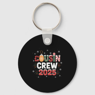 Cousin Crew Christmas 2025 Family Matching Xmas Key Ring