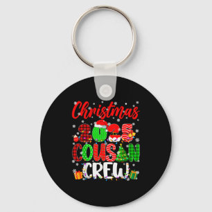 Cousin Crew Christmas 2025 Pjs Pajamas Xmas Family Key Ring