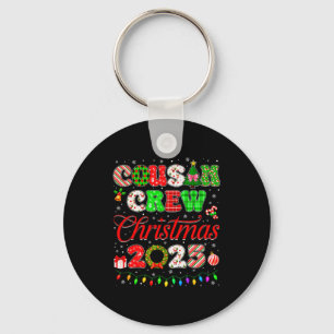 Cousin Crew Christmas 2025 Pjs Pajamas Xmas Family Key Ring