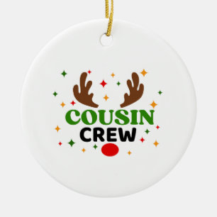 Cousin Crew Christmas Ceramic Tree Decoration