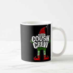 Cousin Crew Christmas Elf Matching Family Coffee Mug