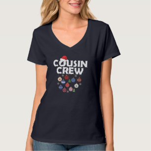Cousin Crew Christmas Family Matching Christmas Pa T-Shirt