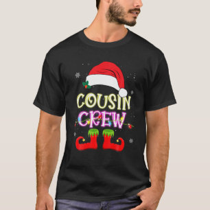 Cousin Crew Christmas Family Member Group Cousins T-Shirt