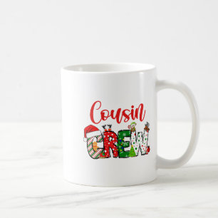 Cousin Crew Christmas Family Pajama Front And Back Coffee Mug