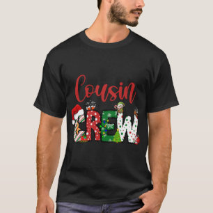 Cousin Crew Christmas Family Pajama Front And Back T-Shirt