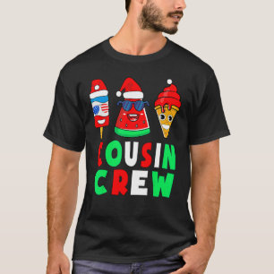 Cousin Crew Christmas In July Squad Pajamas Matchi T-Shirt