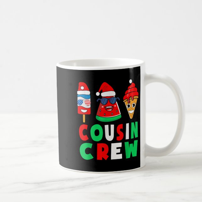 Cousin Crew Christmas In July Squad Pyjamas Matchi Coffee Mug (Right)