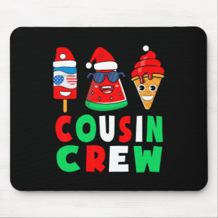 Cousin Crew Christmas In July Squad Pyjamas Matchi Mouse Mat