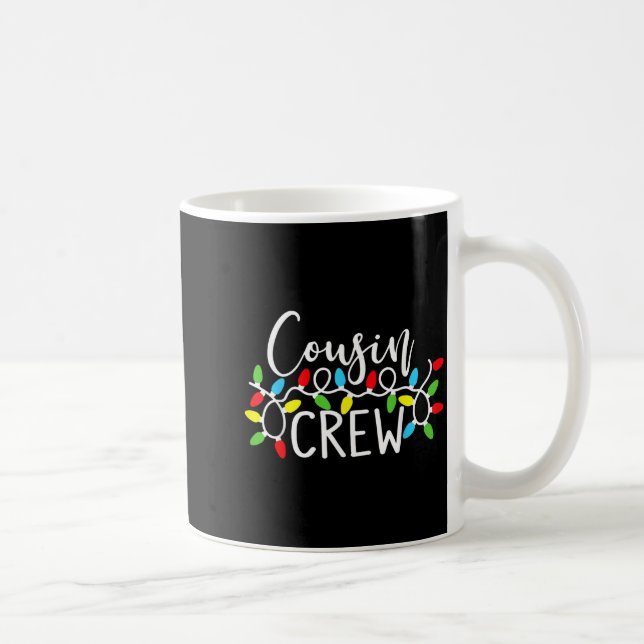 Cousin Crew Christmas Kids Cousins Christmas Crew  Coffee Mug (Right)