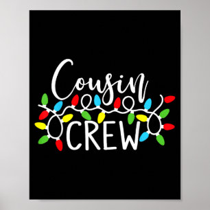 Cousin Crew Christmas Kids Cousins Christmas Crew Poster
