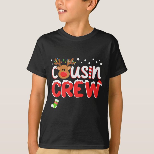 Cousin Crew Christmas Kids Cousins Christmas Match T-Shirt (Front)