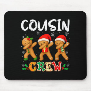 Cousin Crew Christmas Pajama Gingerbread Man Dabbi Mouse Mat
