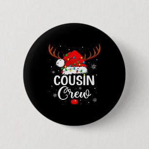 Cousin Crew Christmas Pajamas For Men Kids Women G 6 Cm Round Badge