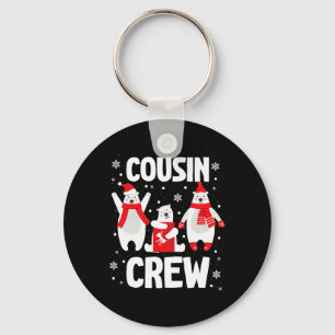 Cousin Crew Christmas Pjs - Polar Bear Family Key Ring