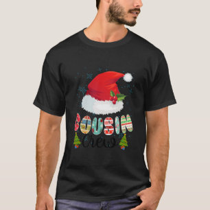 Cousin Crew Christmas Santa Hat Christmas Pyjamas  T-Shirt