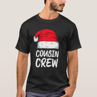 Cousin Crew Christmas Santa Matching Family Xmas P T-Shirt