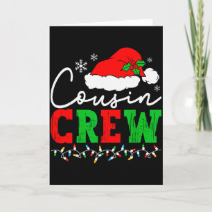 Cousin Crew Christmas Shirts Matching Pajamas For Card