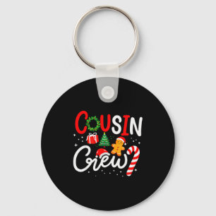 Cousin Crew Christmas Xmas Family Matching Pajamas Key Ring