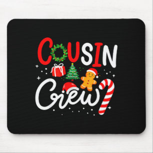 Cousin Crew Christmas Xmas Family Matching Pajamas Mouse Mat