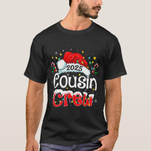 Cousin Crew Christmas Xmas Lights Family Matching  T-Shirt