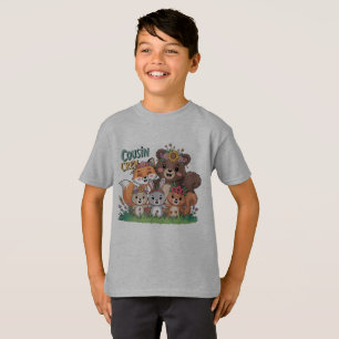 Cousin Crew Cute Animals  T-Shirt