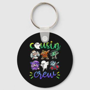 Cousin Crew Dabbing Halloween Boys Skeleton Zombie Key Ring