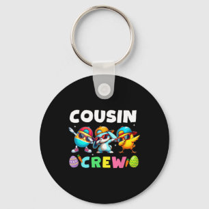 Cousin Crew Easter Bunny Family Matching Girls Boy Key Ring