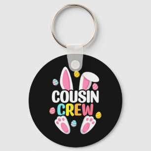 Cousin Crew Easter Bunny Family Matching Toddler B Key Ring